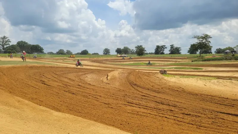 Race day on the main track